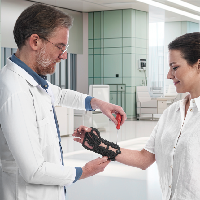 3D printing process for spinal braces